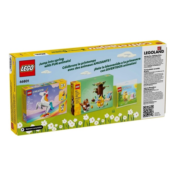LEGO Creator Springtime Animal Play Pack - 66801 3 sets ~ 5 builds ~ New! - Picture 2 of 7